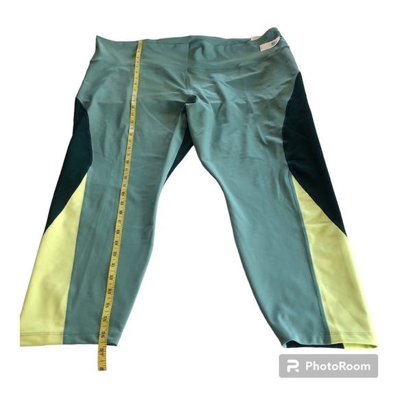 Old Navy High-Waisted PowerSoft ColorBlock 7/8 Compression Leggings Plus Size 4X - Picture 13 of 16